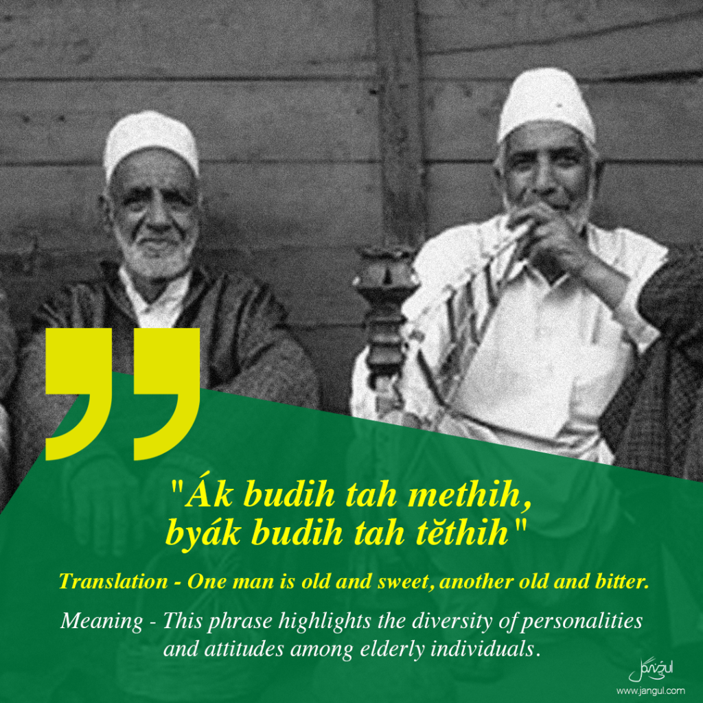 Kashmiri proverbs